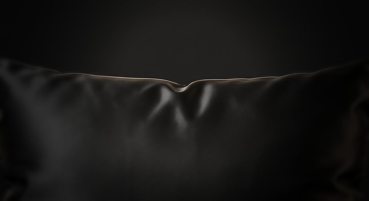 Lumera Velo — Mulberry Silk Pillowcase — The edge
