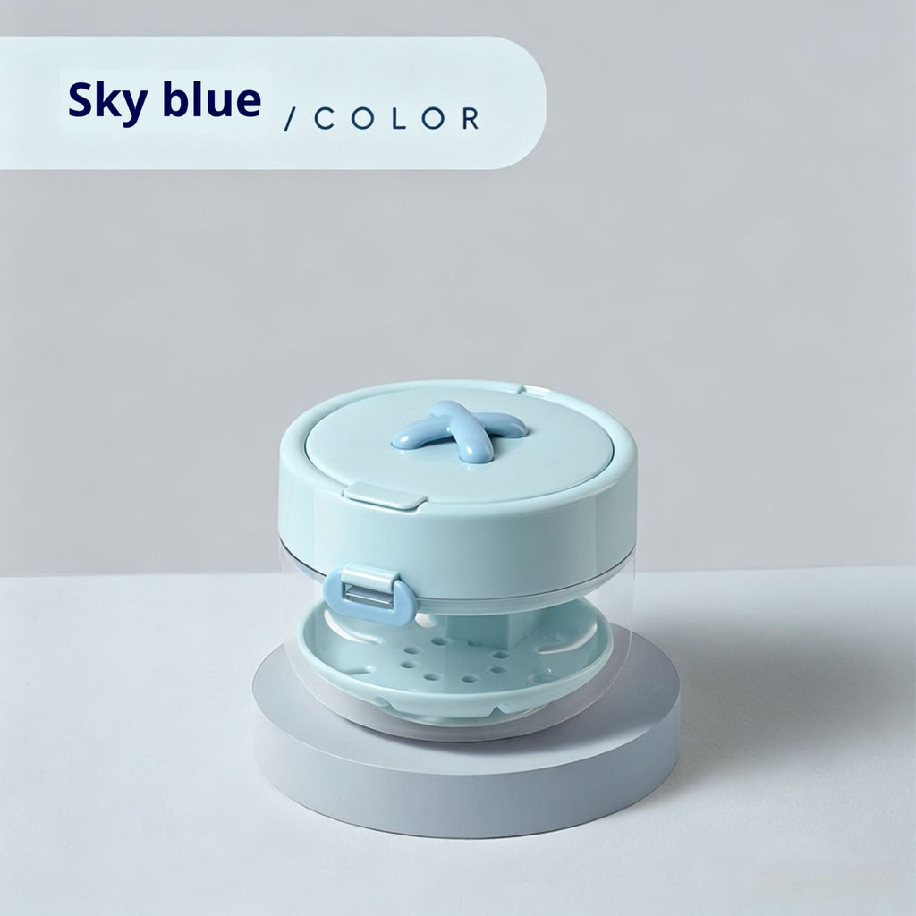 Lumera Cápsula azul cielo, estuche de remojo para alineadores