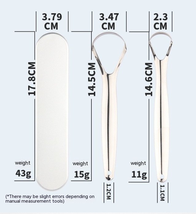 Lumera Limpiador Lingual — Set de 3 con estuche — El estuche